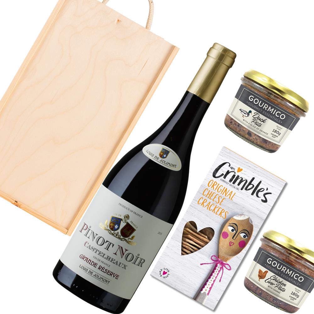 Castelbeaux Pinot Noir And Pate Gift Box