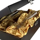 View Personalised Champagne - Black Label And Flutes In Luxury Presentation Box number 1