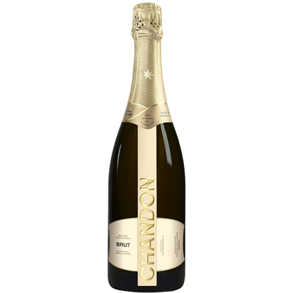 View Chandon Brut Sparkling Wine 75cl in Blue Luxury Presentation Set With Flutes number 1