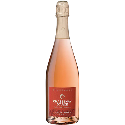 View Chassenay dArce Rose 75cl with LSA Moya Blush Flutes number 1