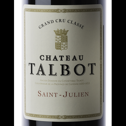 View Chateau Talbot 4eme Cru Classe St Julien 75cl - French Red Wine number 1