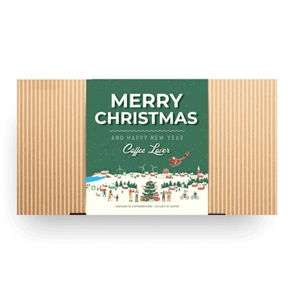 View Merry Christmas CoffeeBrewer Taster Box of 14 number 1