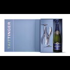 View Taittinger Prelude Grands Crus 75cl and Flutes in Branded Two Tone Gift Box number 1