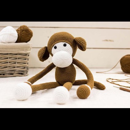 View Threaders Cute Companions Crochet Kit - Monty the Monkey number 1
