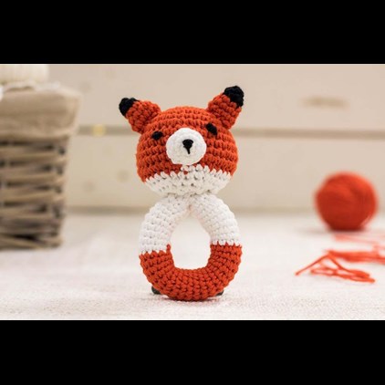 View Threaders Cute Companions Crochet Kit - Fin the Fox Miniature Handheld number 1