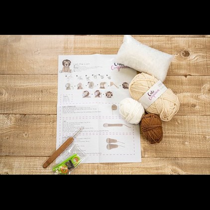 View Threaders Cute Companions Crochet Kit - Leo the Lion number 1