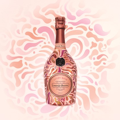 View Laurent Perrier Cuvee Rose Petal Robe Limited Edition Champagne 75cl number 1