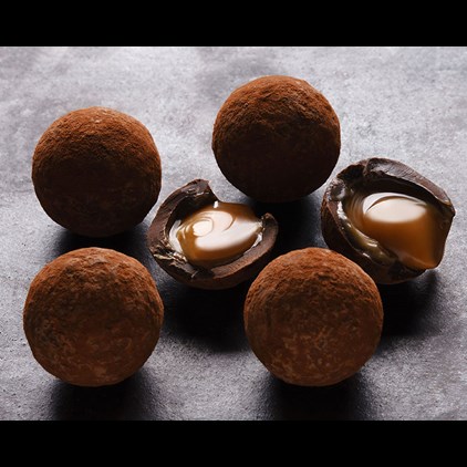 View Charbonnel et Walker Dark Sea Salt Caramel Chocolate Truffles 120g number 1
