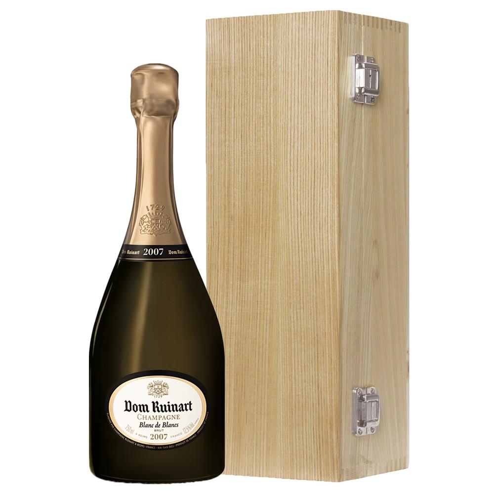 Dom Ruinart Blanc de Blancs 2007 Champagne 75cl In a Luxury Oak Gift Boxed