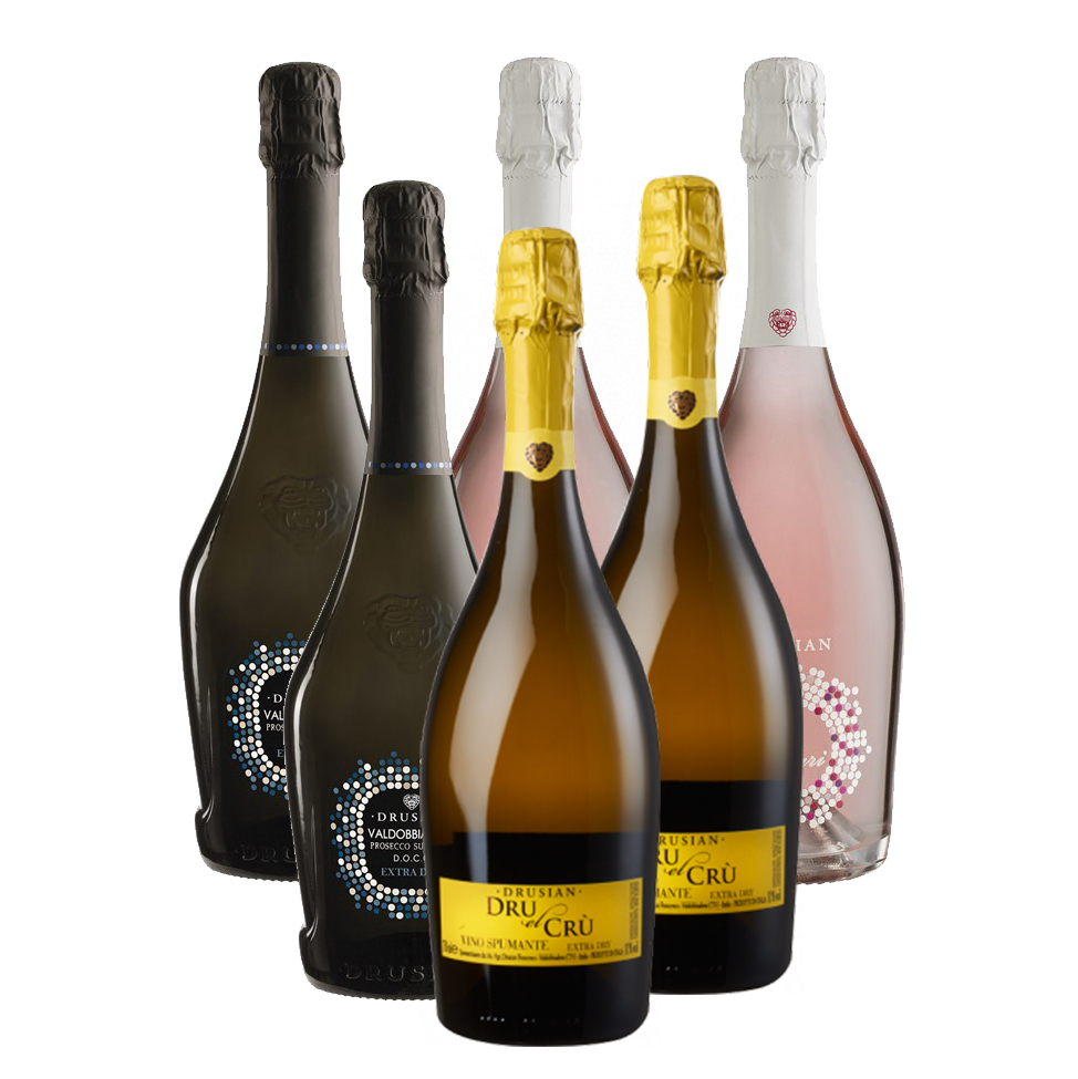 Mixed case of Drusian Prosecco &#40;6x75cl&#41;