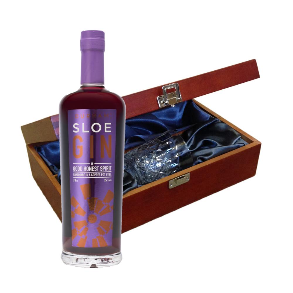 Durham Sloe Gin 70cl In Luxury Box With Royal Scot Glass