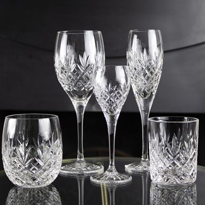 View Royal Scot Crystal - Edinburgh - 2 Crystal Wine Glasses (Presentation Boxed) number 1