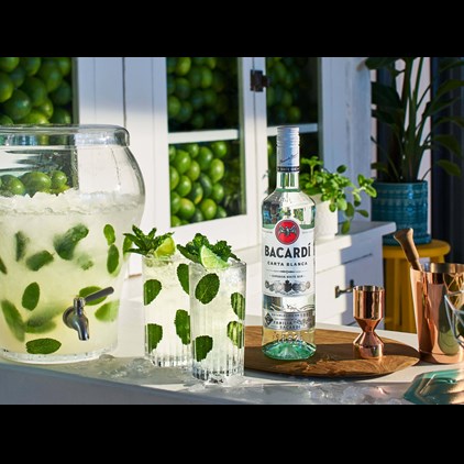 View Bacardi Carta Blanca Rum 70cl number 1