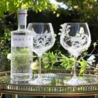 View Flower of Scotland 2 Gin and Tonic Copa Glasses 210mm (Gift Boxed) Royal Scot Crystal number 1