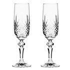 View Glencoe 2 Crystal Champagne Glasses 215 mm (Presentation Boxed) Royal Scot Crystal number 1
