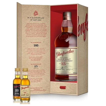 View Glenfarclas Limited Edition 15 Year Old Whisky Gift Pack number 1