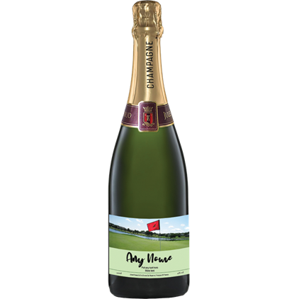 View Personalised Champagne - Golf Label & Truffles, Wooden Box number 1