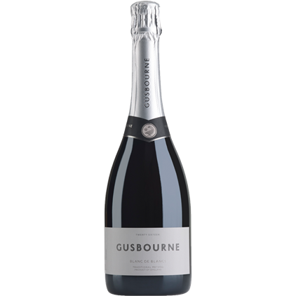 View Gusbourne Blanc De Blancs ESW 75cl in Blue Luxury Presentation Set With Flutes number 1