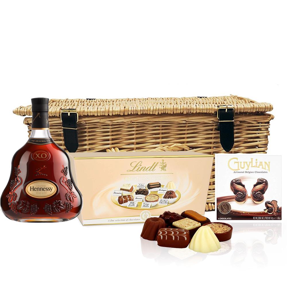 Hennessy 70cl X.O. Cognac 70cl And Chocolates Hamper