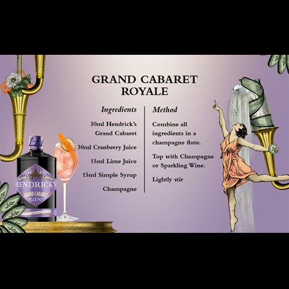 View Hendricks Grand Cabaret Limited Edition Gin 70cl number 1