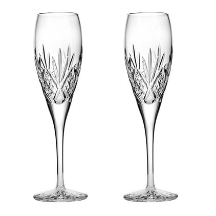 View 2 Royal Scot Crystal Champagne Flutes - Highland - PRESENTATION BOXED number 1