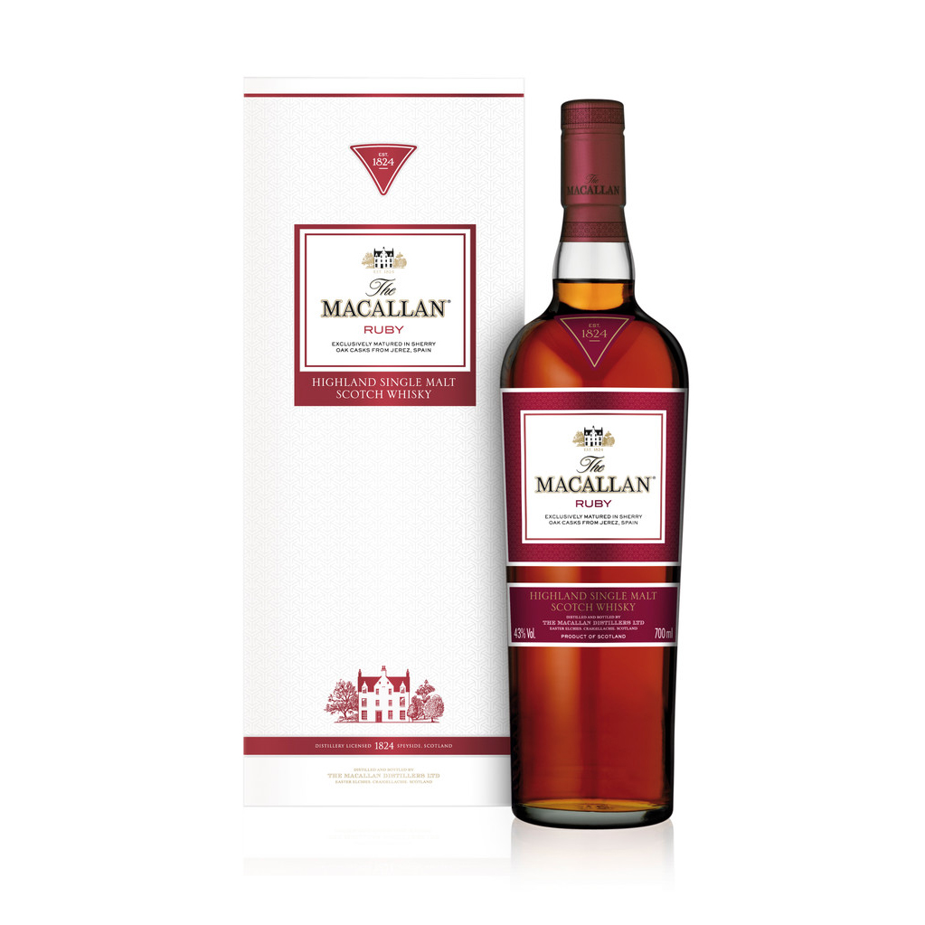 Buy And Send Macallan Ruby 1824 Series Single Malt Scotch Whisky 700ml Online