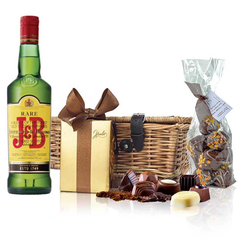 J & B Rare Blended Whisky 70cl And Chocolates Hamper