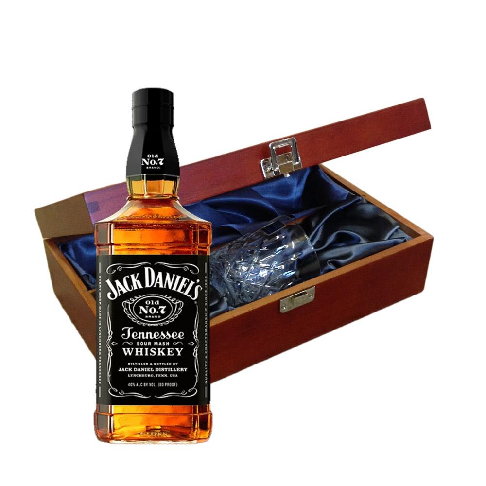 Jack Daniels Old No.7 70cl In Luxury Box With Royal Scot Glass