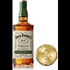 View Jack Daniels Tennessee Rye Whiskey 70cl and 8 Cans Of Ginger Ale number 1