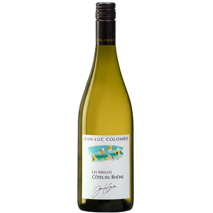 View Jean-Luc Colombo Cotes Du Rhone Les Abeilles Blanc 75cl White Wine & Truffles, Wooden Box number 1