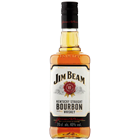 View Jim Beam White Label Bourbon Whisky 70cl In Luxury Box With Royal Scot Glass number 1