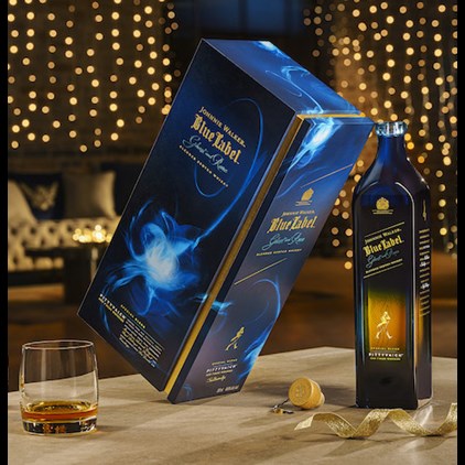 View Johnnie Walker Blue Label Ghost and Rare Pittyvaich Whisky 70cl number 1