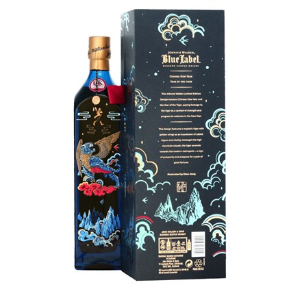 View Johnnie Walker Blue Label Year of the Tiger Blended Scotch Whisky 70cl number 1