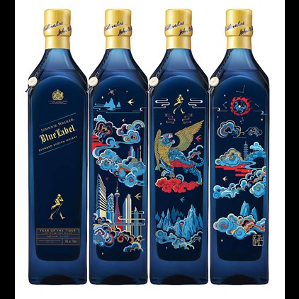 View Johnnie Walker Blue Label Year of the Tiger Blended Scotch Whisky 70cl number 1