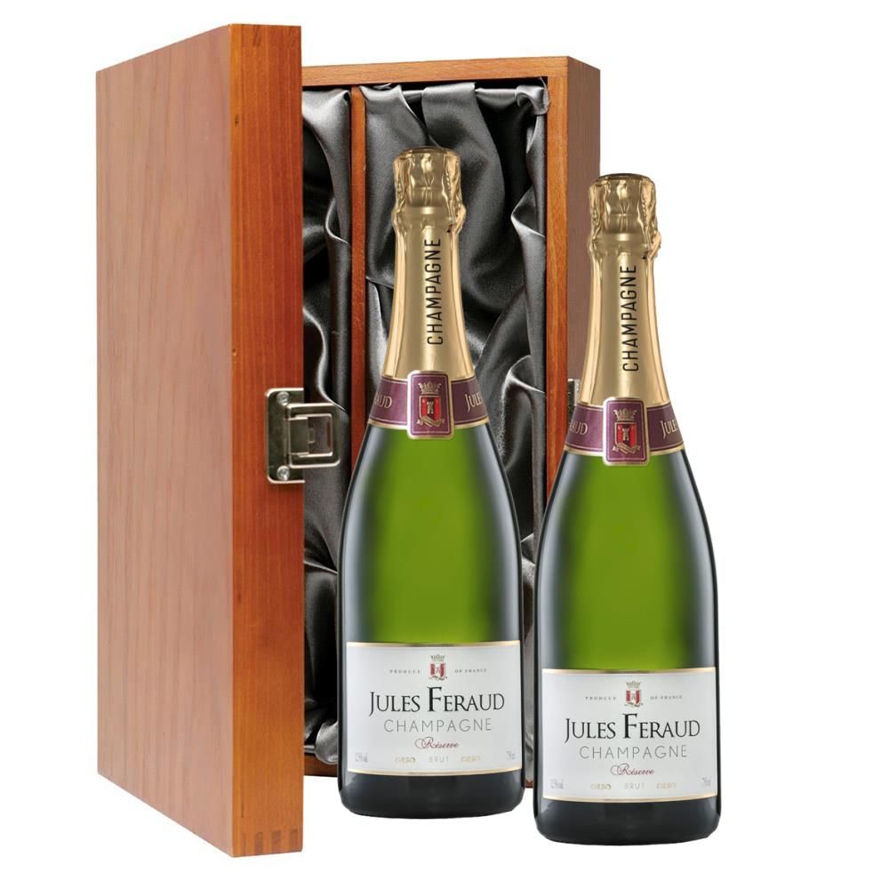 Jules Feraud Brut 75cl Twin Luxury Gift Boxed Champagne (2x75cl)