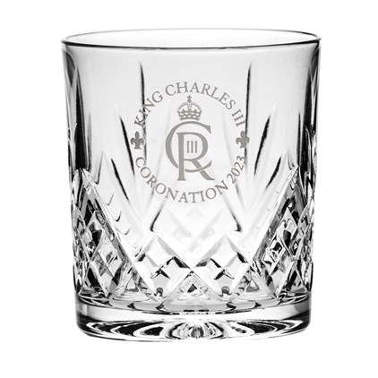 View Royal Scot Crystal - King's Coronation - Highland - 2 Large Tumblers Presentation Boxed number 1