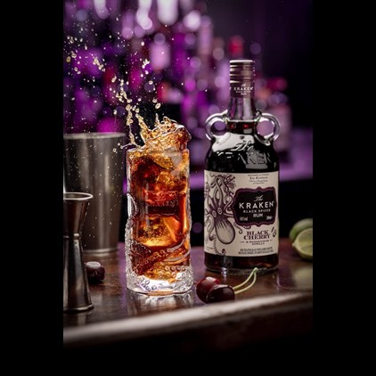 View Kraken Black Cherry and Madagascan Vanilla Rum 70cl number 1