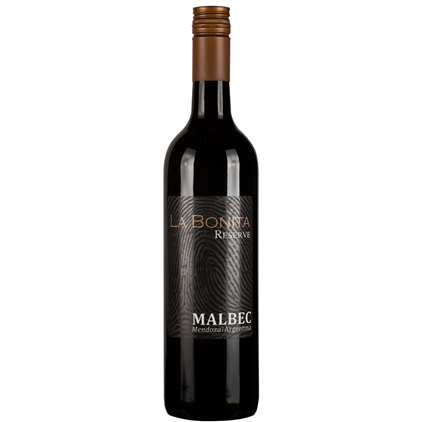 View Case of 12 La Bonita Malbec Reserve 75cl Red Wine number 1