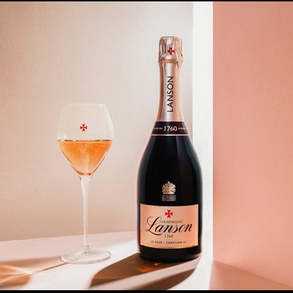 View Lanson Le Rose Creation Champagne Gift boxed 75cl number 1