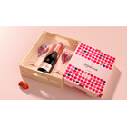 View Lanson la Rose Champagne Fruit Market Gift Set With 2 Flutes number 1