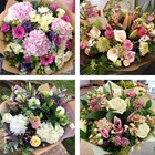 View Large Pastel Hand-tied bouquet made with the finest flowers number 1