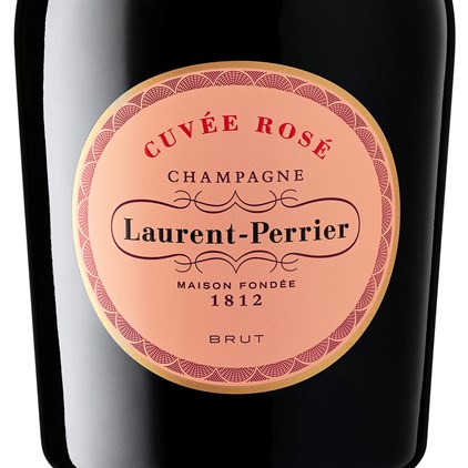 View Laurent Perrier Rose Champagne 75cl in Burgundy Presentation Set With Flutes number 1