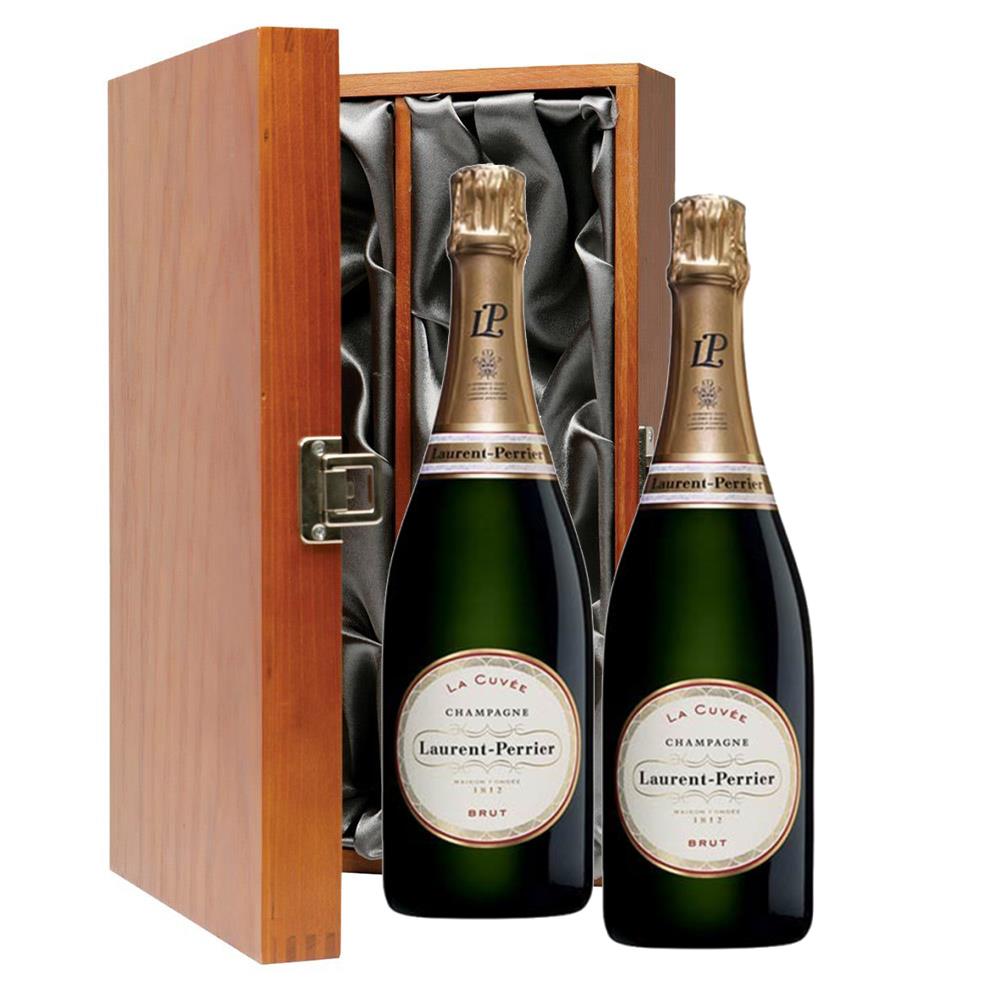 Laurent Perrier La Cuvee, NV, 75cl Twin Luxury Gift Boxed Champagne (2x75cl)