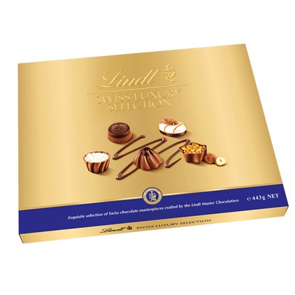 View Lindt Swiss Luxury Selection Chocolate Box 443g number 1