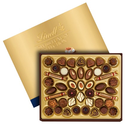View Lindt Swiss Luxury Selection Chocolate Box 443g number 1