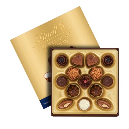 View Lindt Swiss Luxury Selection Chocolate Box 143g number 1