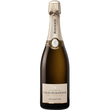 View Louis Roederer Collection 245 Champagne 75cl in Burgundy Presentation Set With Flutes number 1