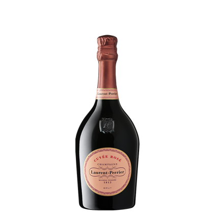 View Laurent Perrier Rose Champagne 75cl in Burgundy Presentation Set With Flutes number 1