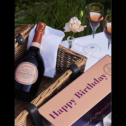 View Laurent Perrier Cuvee Rose Happy Birthday Tin 75cl number 1