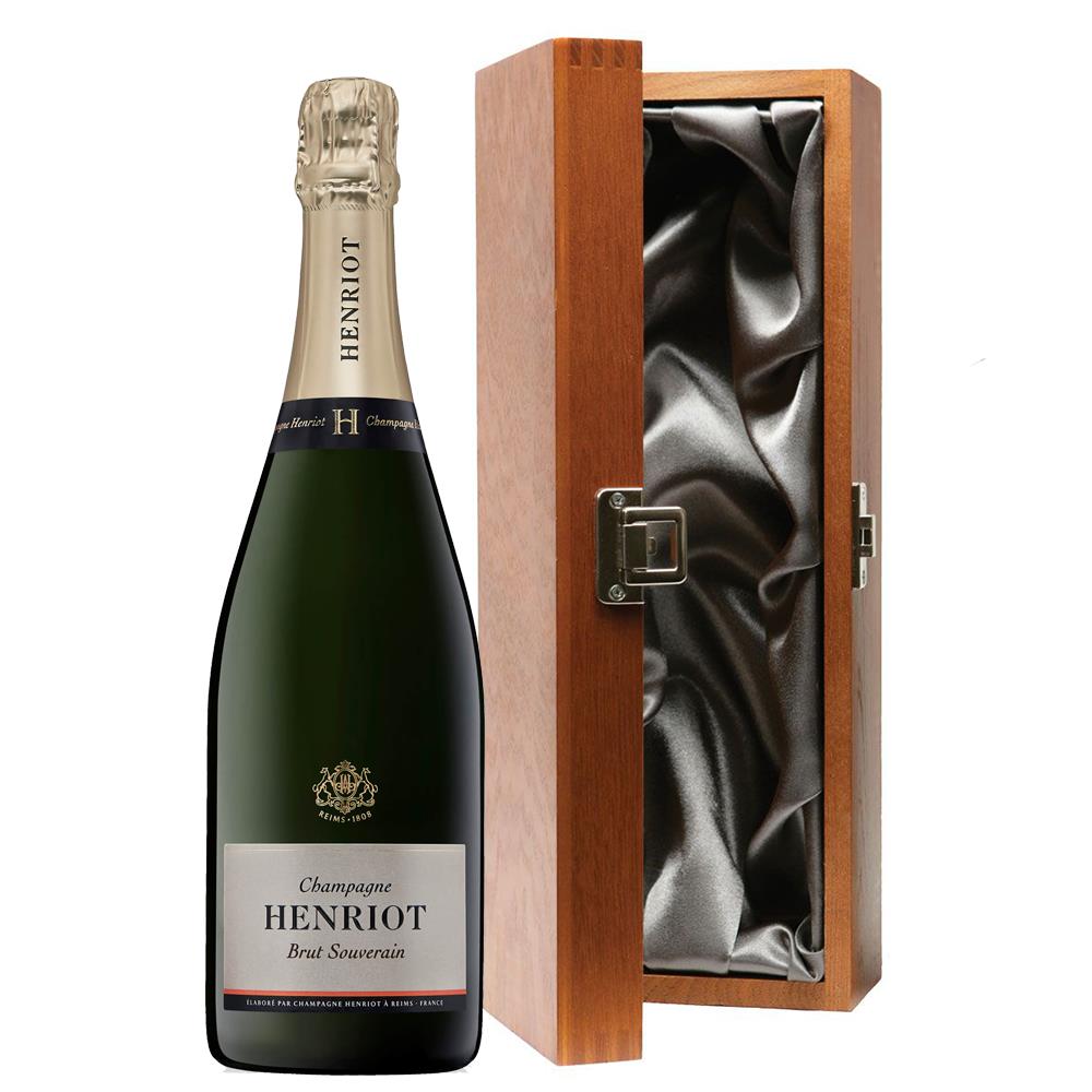 Luxury Gift Boxed Henriot Brut Souverain Champagne 75cl